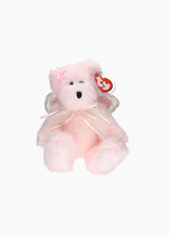 Ty Beanie Babies: Pink butterfly ribbon