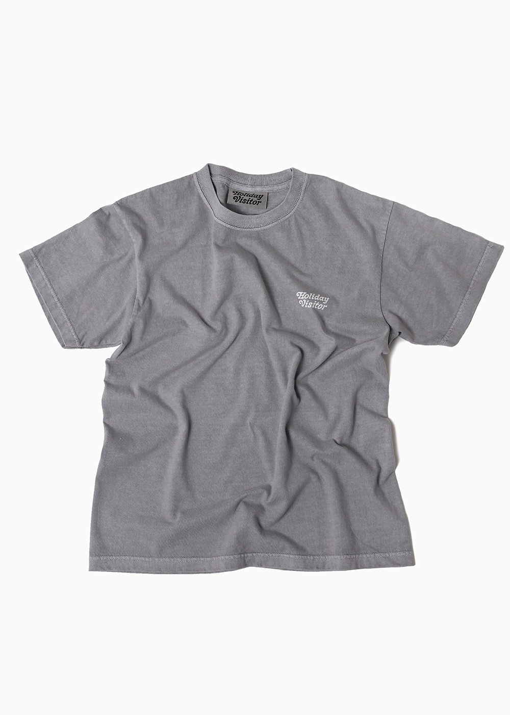 홀비 피그먼트 티셔츠 - Gray