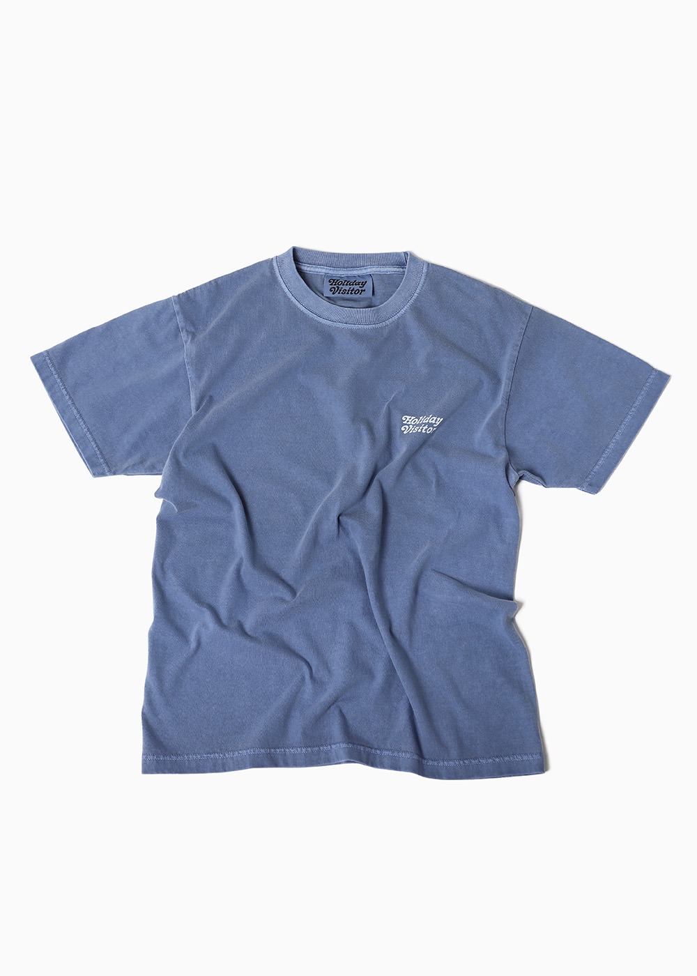 홀비 피그먼트 티셔츠 - Blue